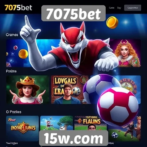 Principais jogos disponíveis no site 7075bet